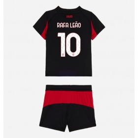 Dětské fotbalový komplet AC Milan Rafael Leao #10 Domácí košile 2025-26 Krátkým Rukávem